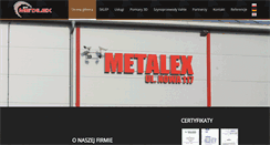 Desktop Screenshot of metalexrogulski.pl